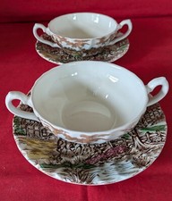 Pair of Vintage Myott Coaching