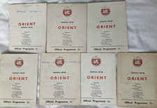 7 LEYTON ORIENT PROGRAMMES