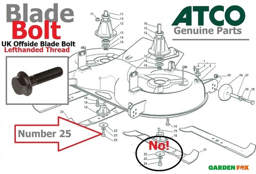 Genuine atco gt40h - gt40h, 102cm