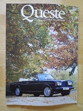 BENTLEY ROLLS ROYCE Queste High Quality Glossy Magazine Brochure Issue 17 1990