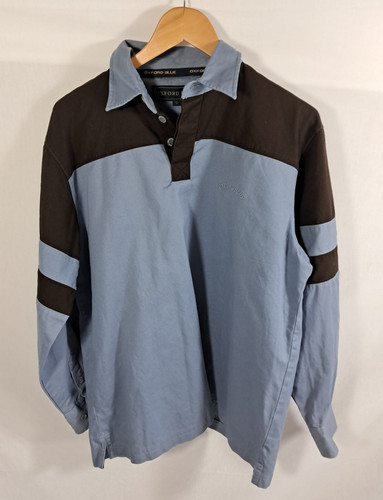 Vintage oxford blue mens - blue, brown