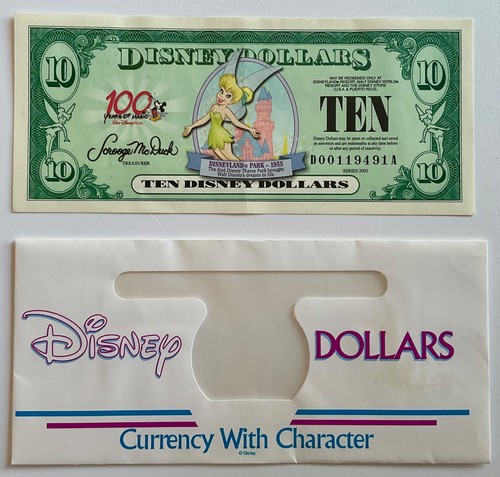 Disney dollars tinkerbell - disney,