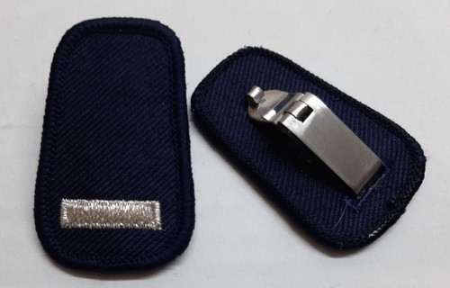 Rank collar badges silver - badges,