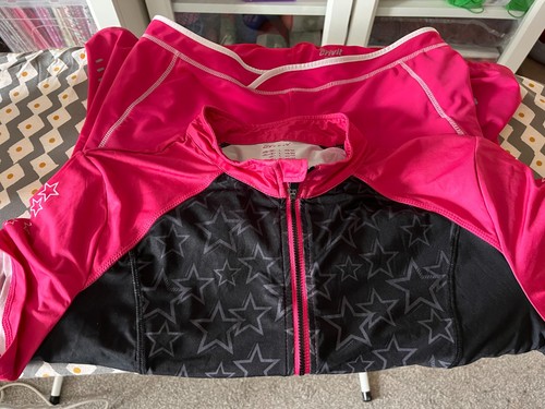 Ladies pink and black padded