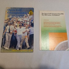 1984 signed British Open Golf Programme by winner-Seve Ballesteros