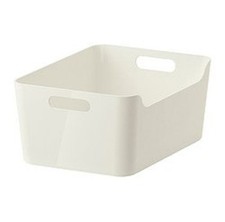 IKEA VARIERA Box, white, 34x24 cm