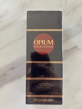 opium pour homme yves saint laurent 3.3fl Oz 100ml edt Spray Rare discontinued