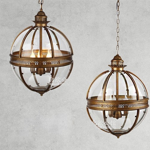 Victorian hotel globe pendant - victorian,