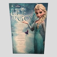 Elsa Let it Go Disney Frozen Canvas 90cm x 60cm
