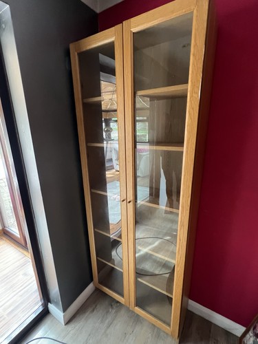 Ikea billy bookcase with glass - billy,