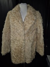 Farlon Curly Lamb Fur Coat Jacket 