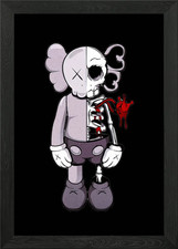 Kaws inspired half skeleton