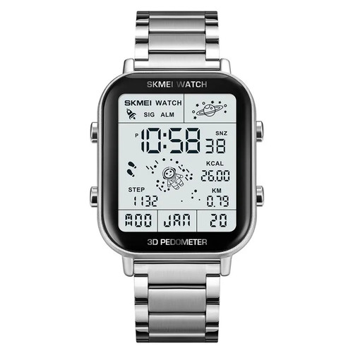 Mens digital watch back light - digital,