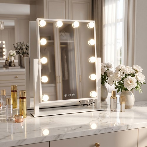 Rotatable hollywood vanity - rotatable,