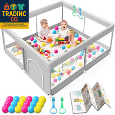 Baby Playpen with Mat, 50X50