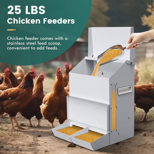 Lbs outdoor metal chicken - 25,