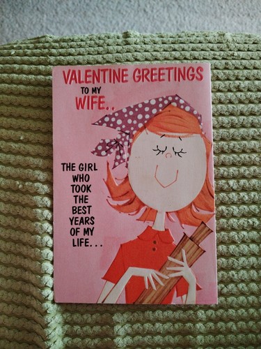 Vintage valentine greetings - vintage, to