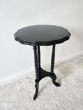 Ebonised Black Antique Side