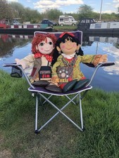 Large Rosie & Jim Rag Dolls - 30 Inches. Made In 1990’s - Very collectible