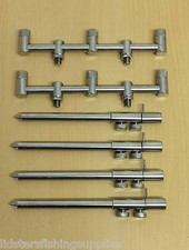 2 Stainless Steel 20cm Goal Post Rod Buzz Bars 4 DSCREW 20-30CM Banksticks 3 ROD