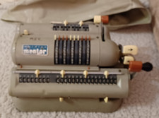 Muldivo  mentor WSR160 Calculator adding machine and dust cover for restoration