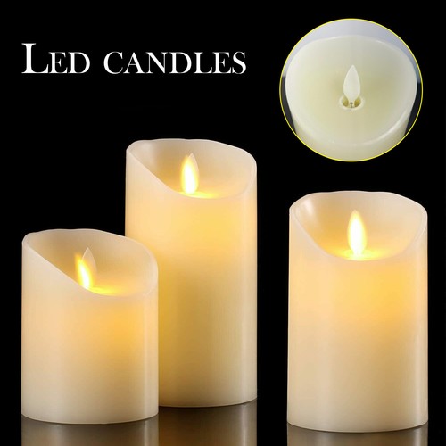 3set flickering led - 3set, candles