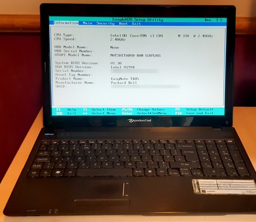 Packard bell easynote tk85 - packard,