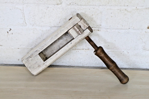 Vintage wooden football rattle