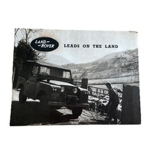 LAND ROVER FOLDOUT CIRCA 1950s BROCHURE REF 584/E SUPERB COLLECTIBLE AND RARE