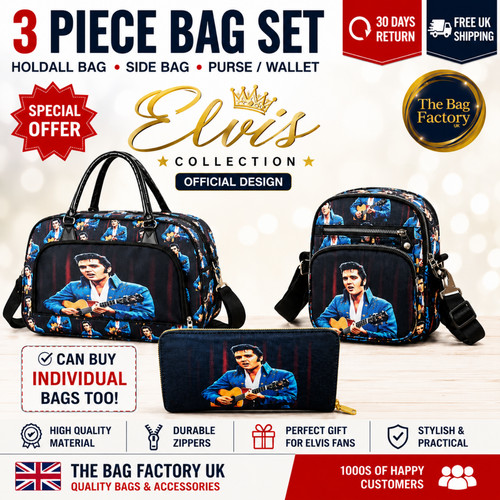Elvis presley holdall purse - elvis,