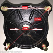 BUGGY REAR WHEEL MOUNTING HUB QUADZILLA PGO BR250 BUGRIDER BUGGY HEAVY DUTY TYPE