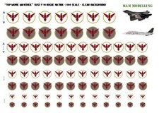 144 decals for top movie - decals, "top