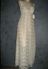 Claire Pettibone Gown Heirloom Couture Lingerie Cassandra S NEW $330 14k Thread