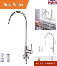 Modern Chrome Kitchen Tap with 360° Swivel and Single Lever Control—Lead Free
