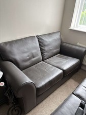 Ikea dark brown - brown, sofa
