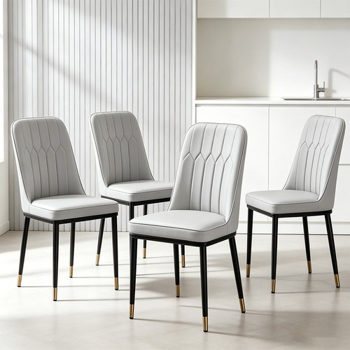 Dining chairs faux leather - 2x,