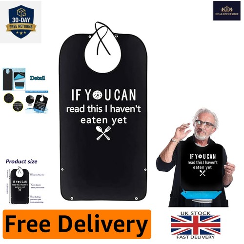 Waterproof funny adult bib - funny,