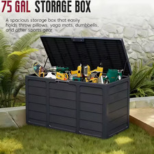 75 Gallon Outdoor Deck Storage