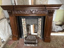 Antique Fireplace And Surround