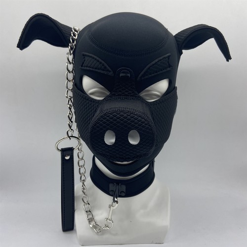 New slaves pet pig hood - new,