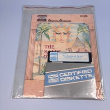 THE SANDS OF EGYPT RADIO SHACK TANDY TRS-80 COLOR COMPUTER GAME DISKETTE BOXED