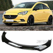 For Vauxhall Corsa C E D VXR MK3 Front Bumper Lip Spoiler Splitter Glossy Black