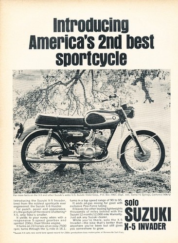 1967 suzuki 5 - 1967, x5