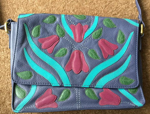 Hand bag crossbody - hand, leather