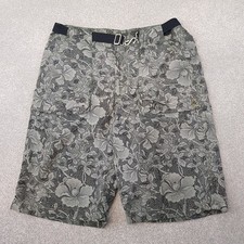 Paul Smith Mens Swim Shorts Medium Green Grey Pink Floral Leaf Trunks Holiday