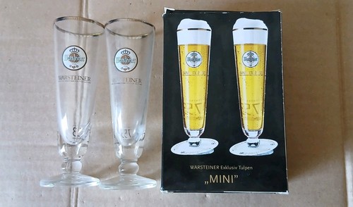 Warsteiner mini beer glass - glass, set