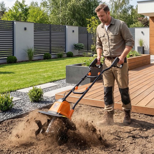 Corded electric cultivator - corded,
