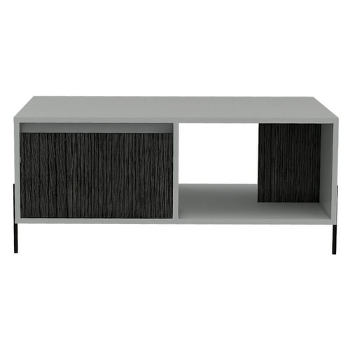 White grey coffee table - white,