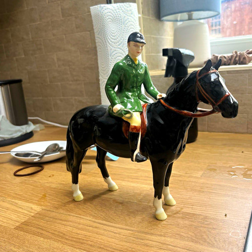 Rare black horse and - **rare***,