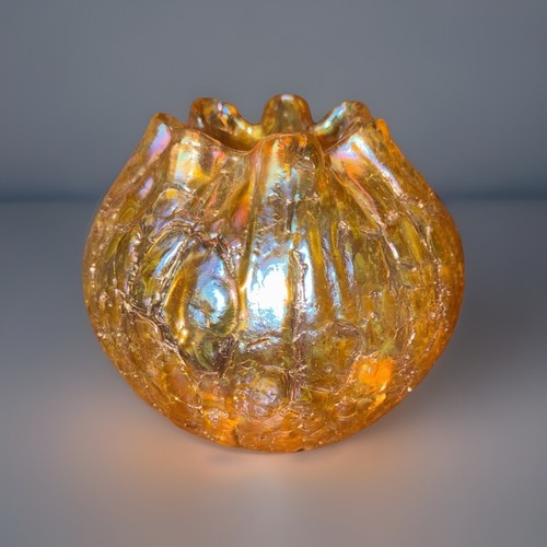 Loetz orange astglas 1899 - orange,